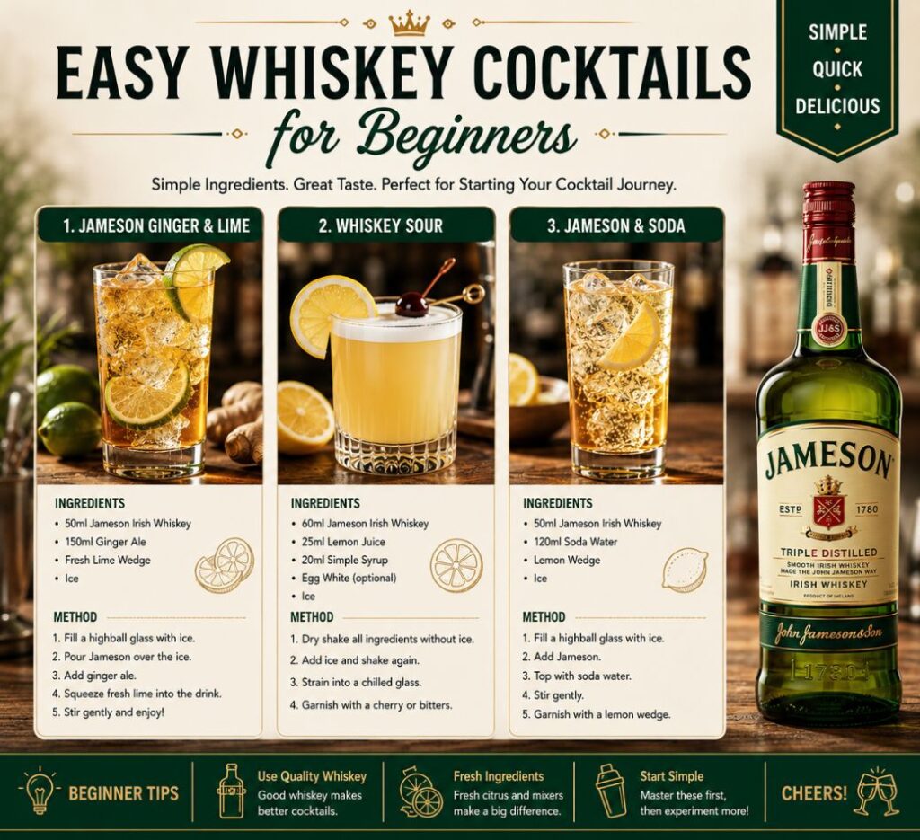 jameson mixed drinks