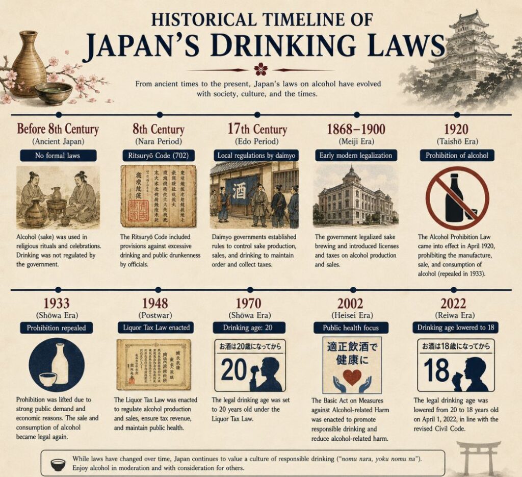 drinking age in japan