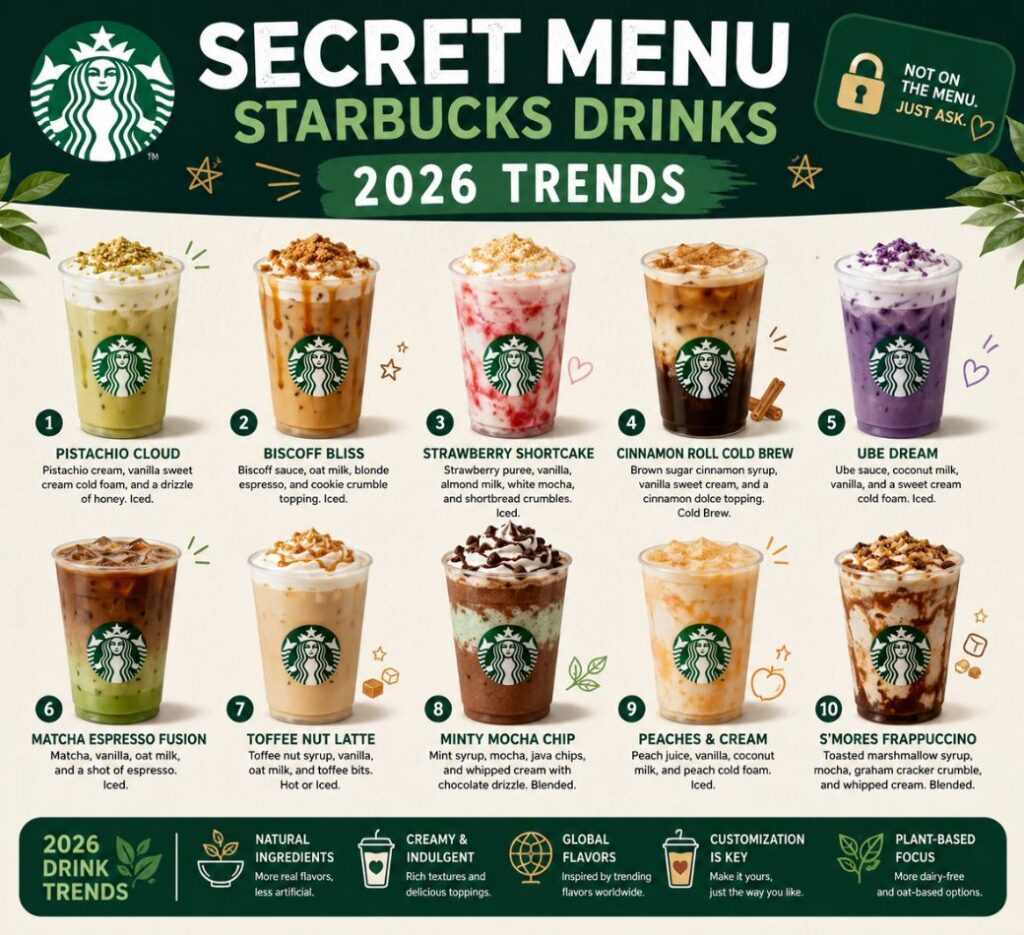 tastiest drinks at starbucks