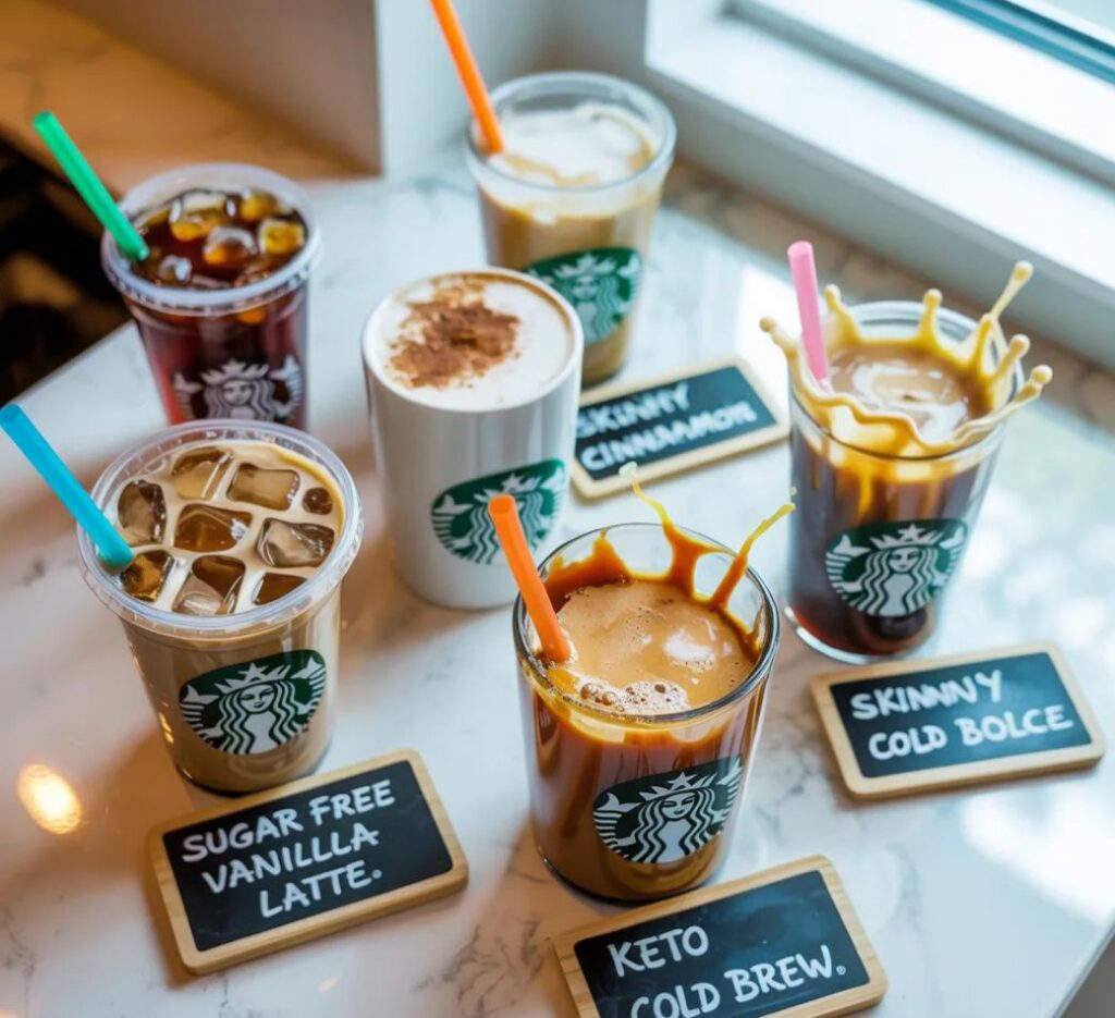 starbucks drink with least calories