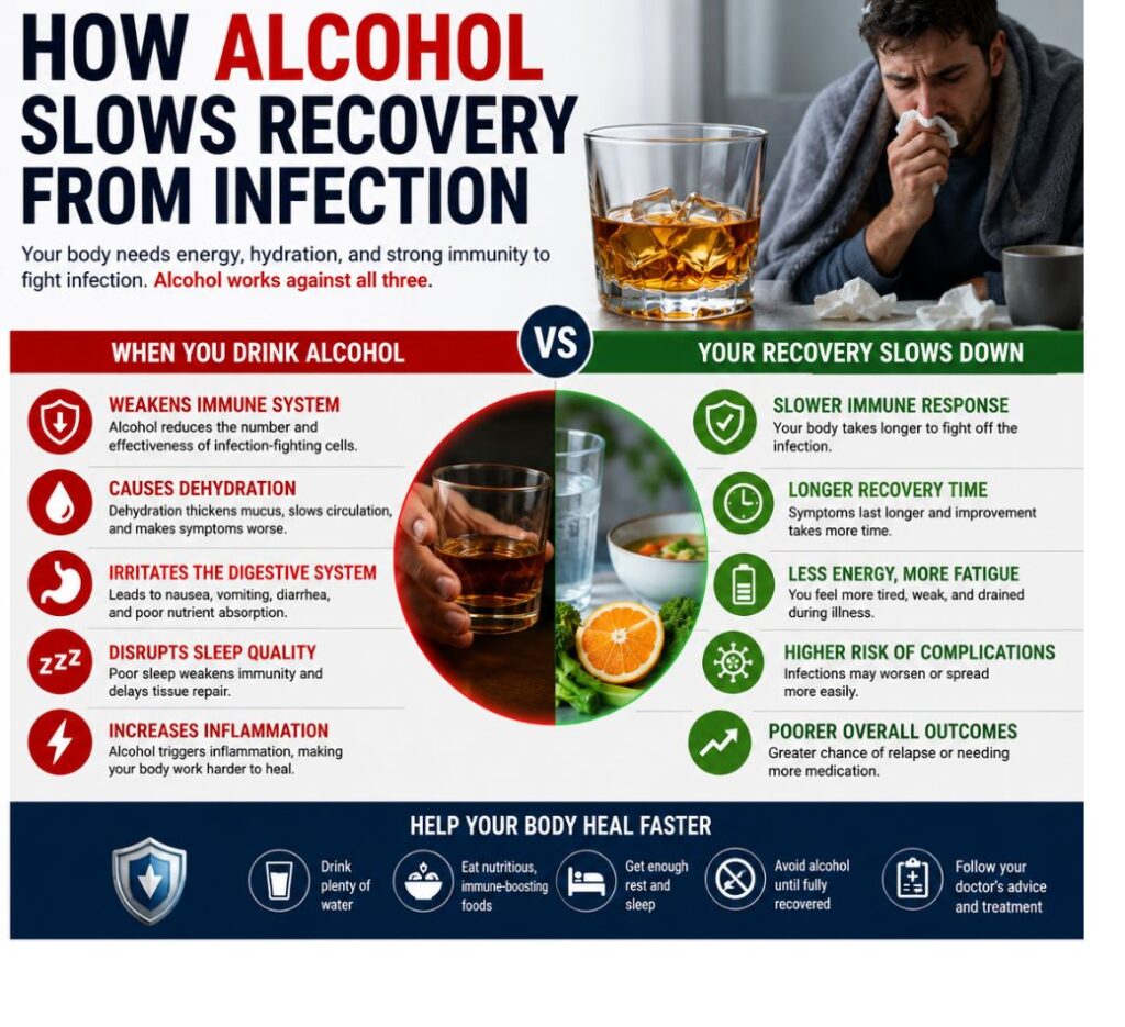 can you drink alcohol while taking antibiotics
