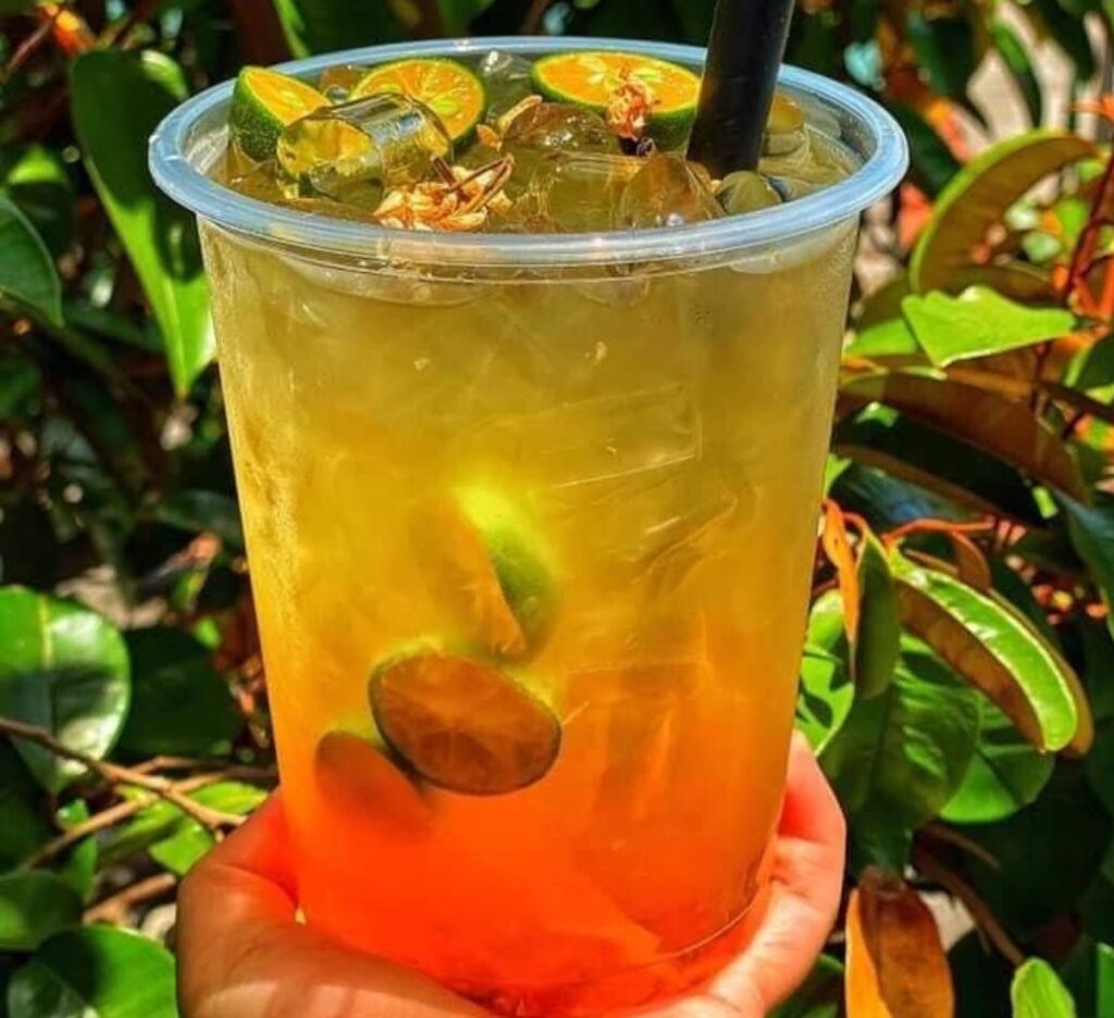 slice cold drink