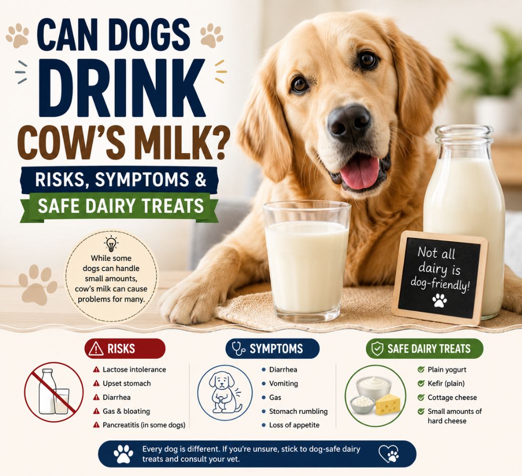can dogs drink milk