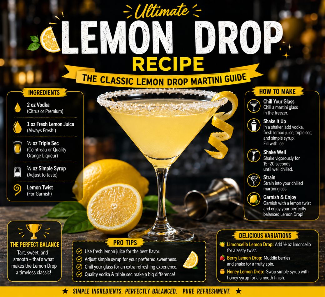 lemon drop drink recipe