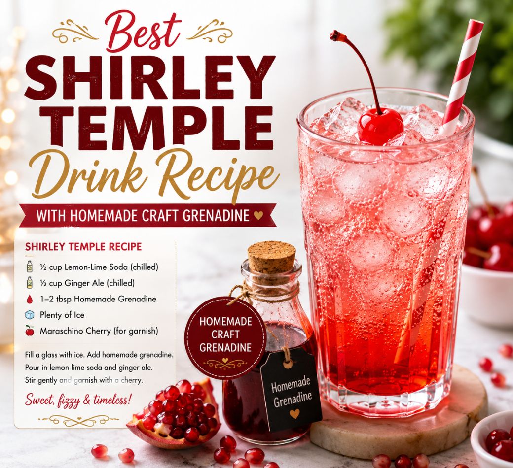 shirley temple drink recipe