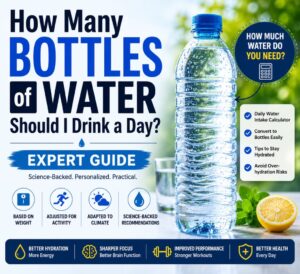 how many bottles of water should i drink a day