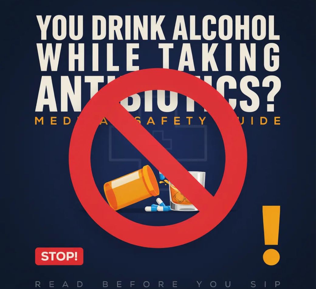 can you drink alcohol while taking antibiotics