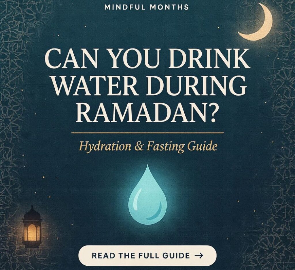 can you drink water during ramadan