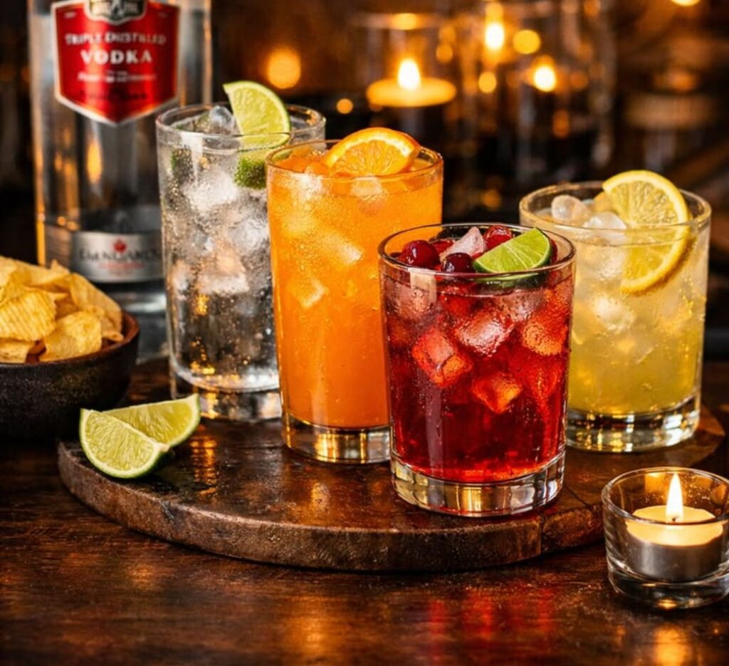 vodka mixed drinks
