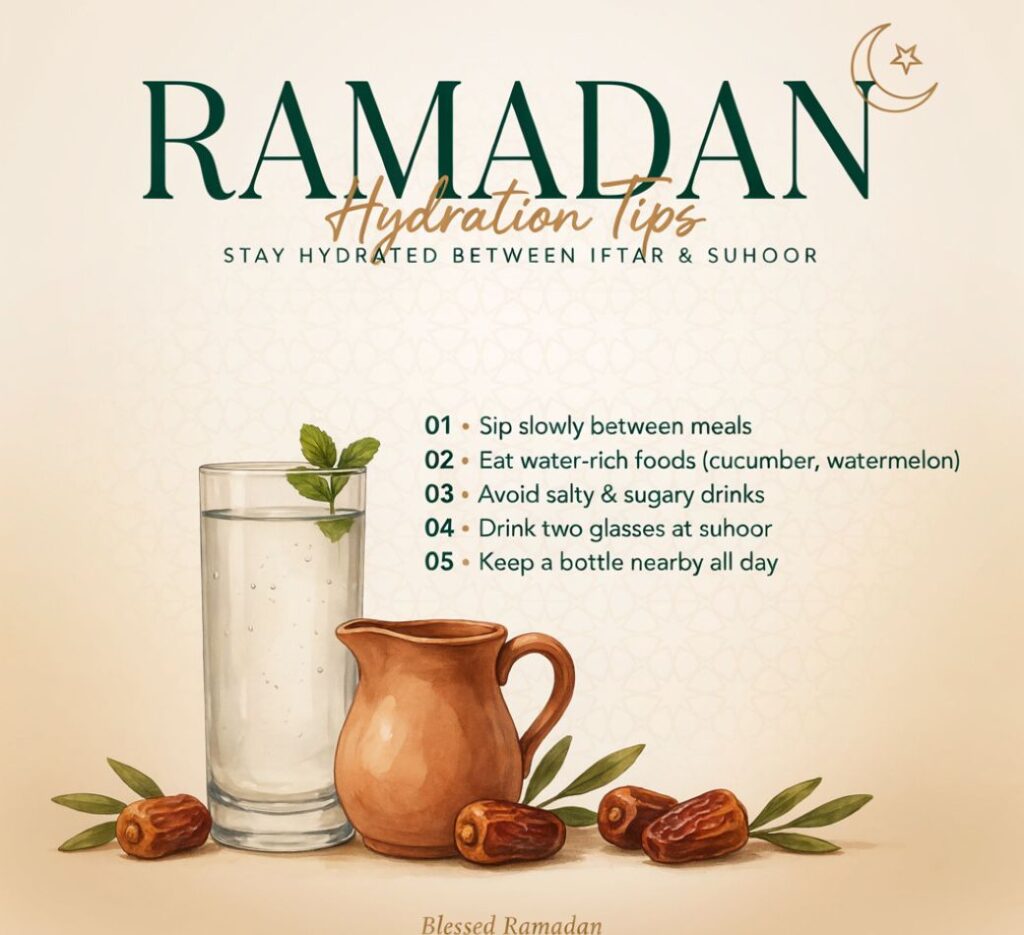 can you drink water during ramadan