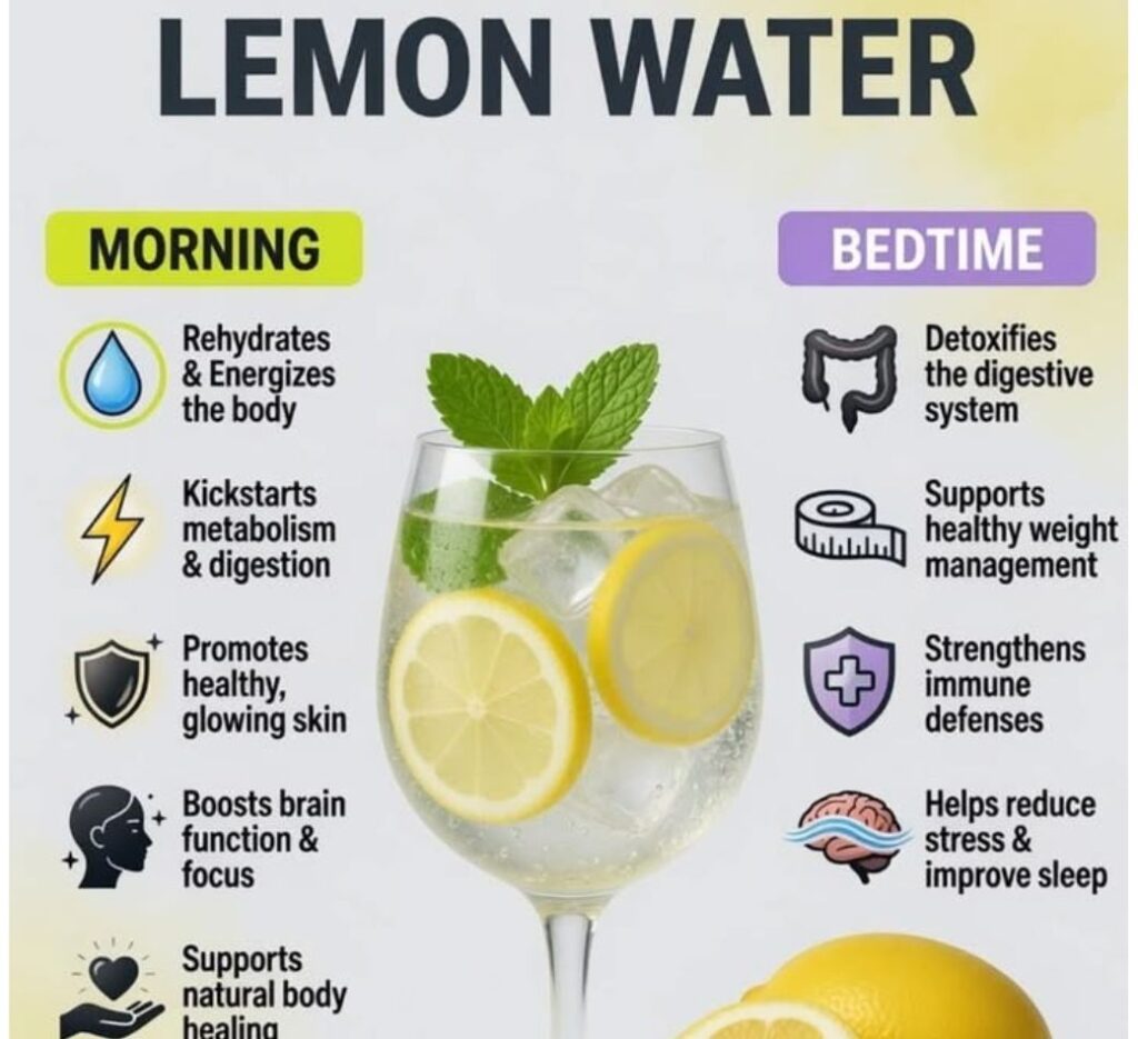 benefits of drinking lemon water