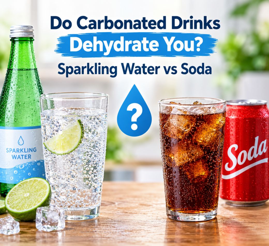 Do Carbonated Drinks Dehydrate You Sparkling Water vs Soda