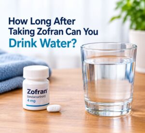 how long after taking zofran can you drink water